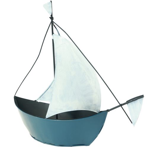 Floristik24 Dekorativt segelbåtsmetallskepp för dekoration 32,5×10×29cm