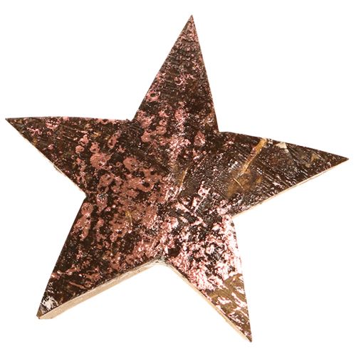 Floristik24 Dekorativ stjärnjulstjärna kokosrosa metallic 5cm 50 st