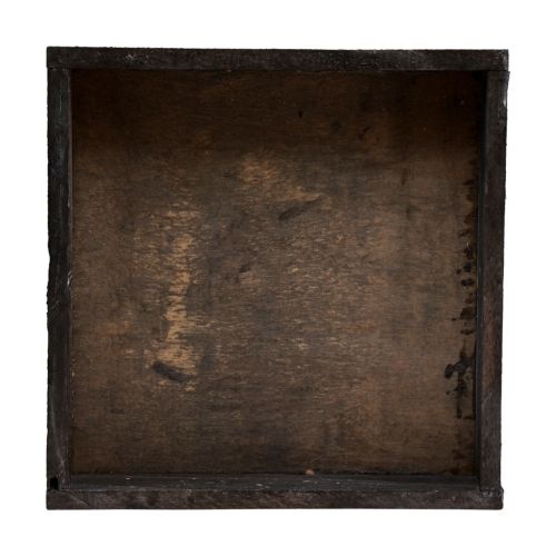 Floristik24 Dekorbricka fyrkantig träbricka brun 20×20×3,5cm