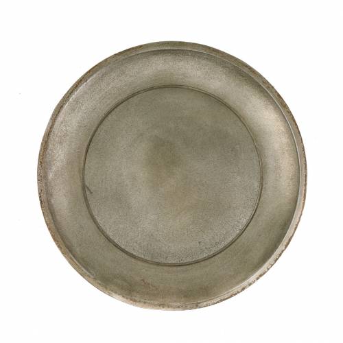 Floristik24 Dekorativ platta trä champagne Ø32cm