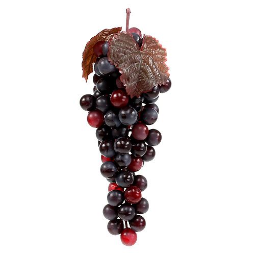 Floristik24 Dekorativa vindruvor mörkröd 22cm