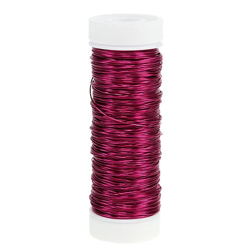 Artikel Dekorativ emaljerad tråd Ø0,30mm 30g/50m rosa