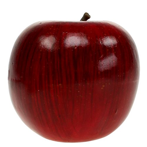 Dekorativa äpplen röda, lackerade Ø8cm 6st