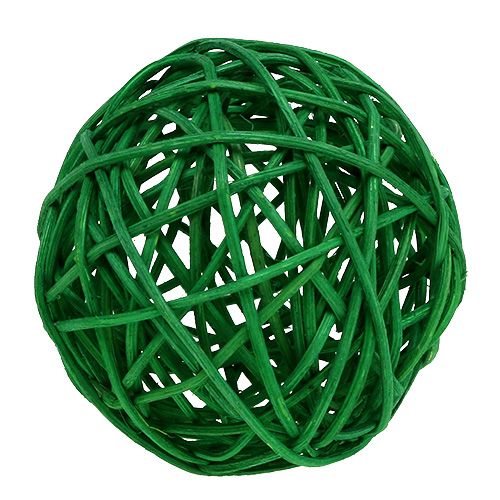 Floristik24 Blandade dekorativa bollar. Grön 7cm 18 st