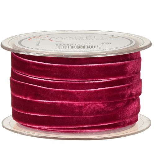 Artikel Dekorativa band sammet Erika 10mm 20m