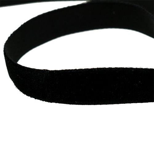 Artikel Dekorband sammet svart 10mm 20m