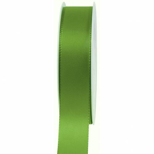 Floristik24 Present- och dekorationsband grönt 25mm 50m