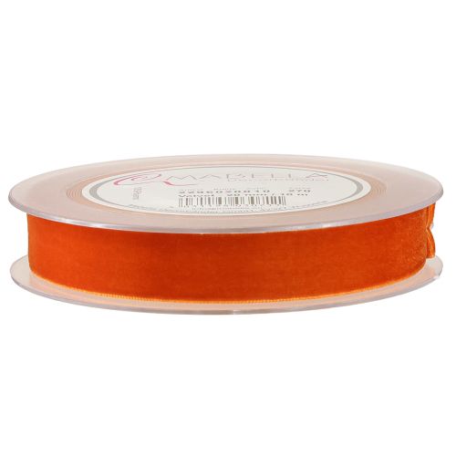 Artikel Dekorativt band sammetsband mörkorange 20mm 10m