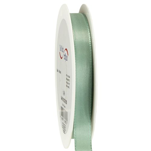 Dekorativt band taftband presentband grön salvia 15mm 50m