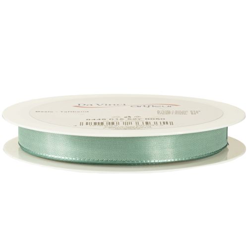 Artikel Dekorativt band taftband presentband grön salvia 15mm 50m