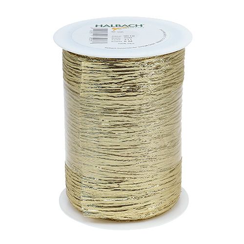 Floristik24 Dekorband bordsband guld 10cm 8m