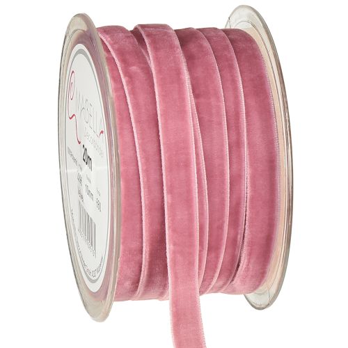 Artikel Dekorativt band sammet ljuslila 10mm 20m