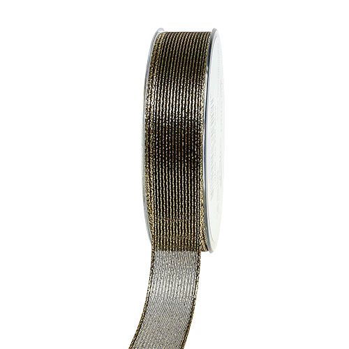 Artikel Dekorativ tejp med lurexränder svart 25mm 20m