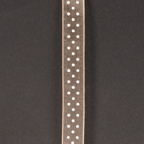 Artikel Presentband med prickar för snygga bröllopsdekorationer och kreativ förpackning, 1,5 cm brett, 20 m långt