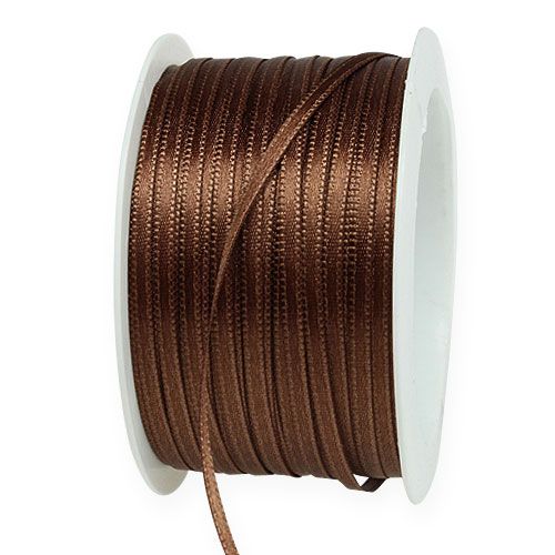 Floristik24 Presentband brunt 3mm x 50m