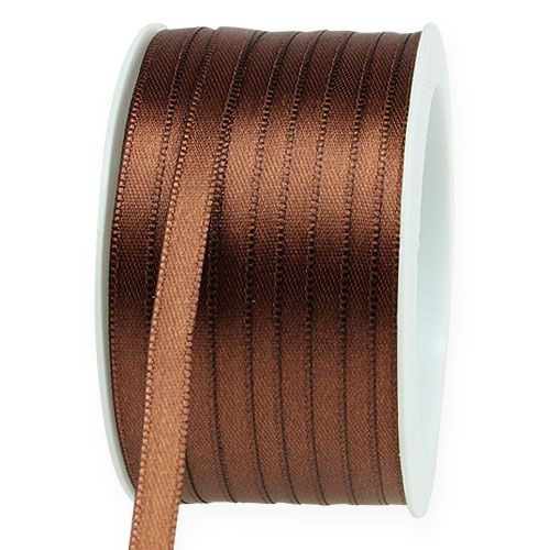 Floristik24 Presentband brunt 6mm x 50m