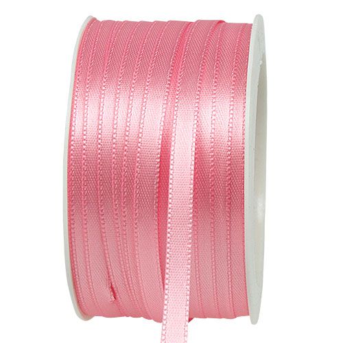 Floristik24 Presentband rosa 6mm x 50m