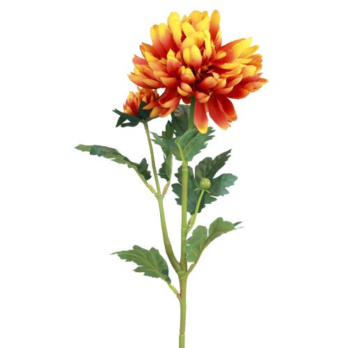 Floristik24 Konstgjorda blommor dekoration dahlior konstgjorda blommor orange 62cm