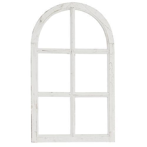 Floristik24 Dekorativt fönster shabby chic dekorativt träfönster vitt 40×70cm