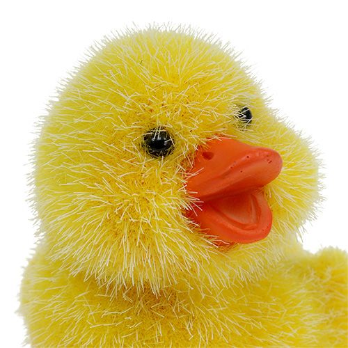 Floristik24 Dekorativ figur ankungar 7,5cm gul 1st