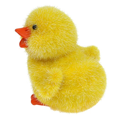 Floristik24 Dekorativ figur ankungar 7,5cm gul 1st
