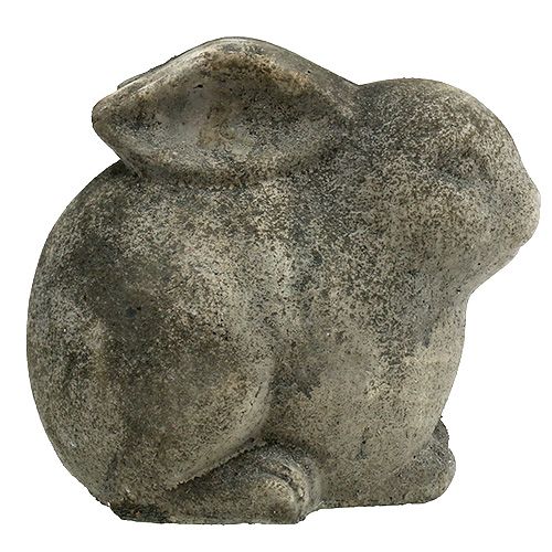 Floristik24 Dekorativ figur kaningrå ton 22cm x 15 cm x 20,5 cm