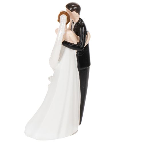 Dekorativ figurin av ett brudpar, 10,5 cm | Floristik24.se