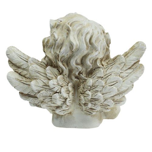 Floristik24 Dekorativ figur ängel drömmer kräm 20cm