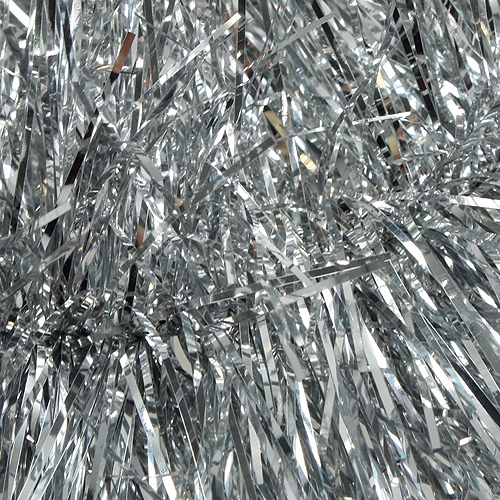 Floristik24 Glitter krans silver 2m