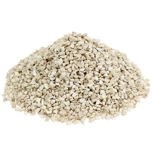 Floristik24 Dekorativa granulatkräm dekorativa stenar 2mm - 3mm 2kg