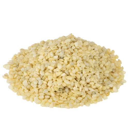 Floristik24 Dekorativa granulat champagne dekorstenar 2mm - 3mm 2kg