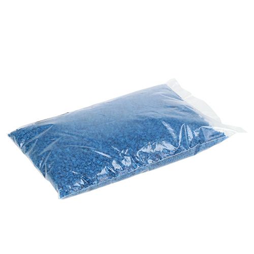 Floristik24 Dekorativa granulat mörkblå dekorativa stenar 2mm - 3mm 2kg