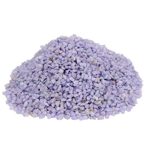 Dekorativa granulat lila dekorativa stenar lila 2mm - 3mm 2kg