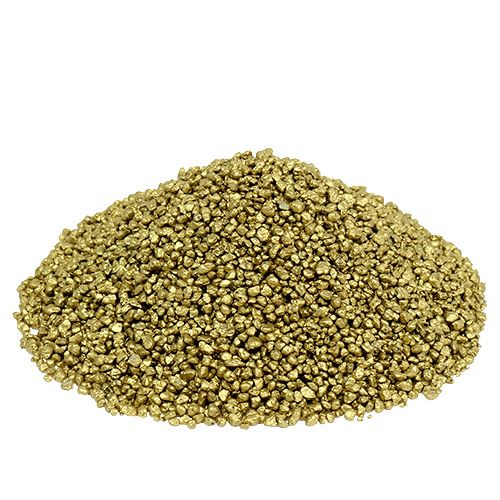 Floristik24 Dekorativa granulat gult guld dekorativa stenar gul 2mm - 3mm 2kg
