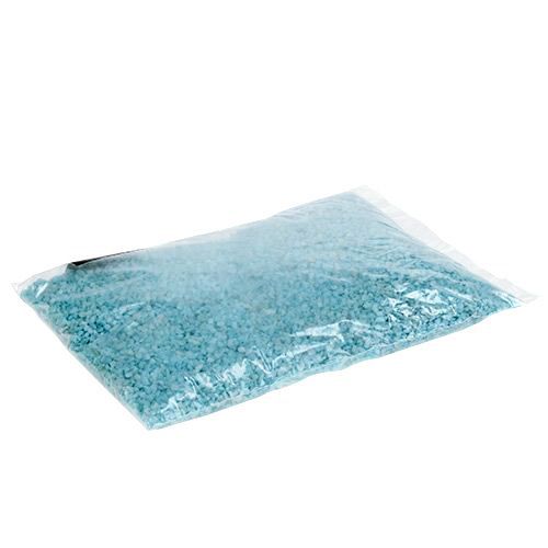 Floristik24 Dekorativa granulat ljusblå dekorativa stenar 2mm - 3mm 2kg