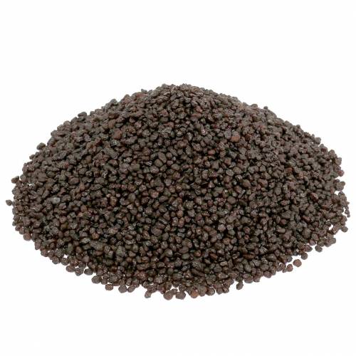 Floristik24 Dekorativa granulat bruna dekorativa stenar 2mm - 3mm 2kg