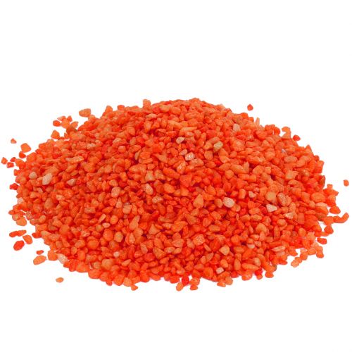 Artikel Dekorativa granulat orange dekorativa stenar 2mm - 3mm 2kg