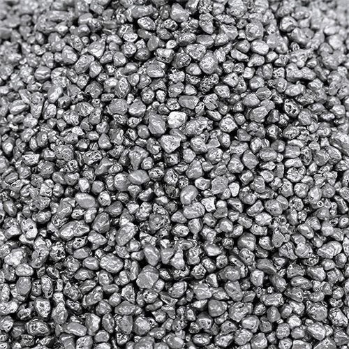 Artikel Dekorativa granulat silver dekorativa stenar 2mm - 3mm 2kg