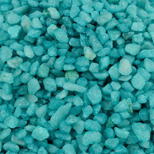 Floristik24 Dekorativa granulat turkos dekorativa stenar 2mm - 3mm 2kg