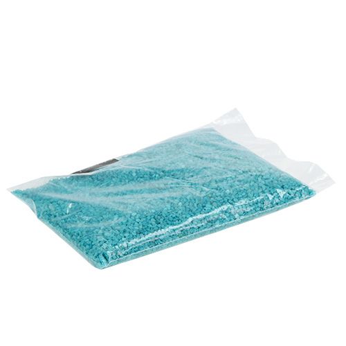 Floristik24 Dekorativa granulat turkos dekorativa stenar 2mm - 3mm 2kg