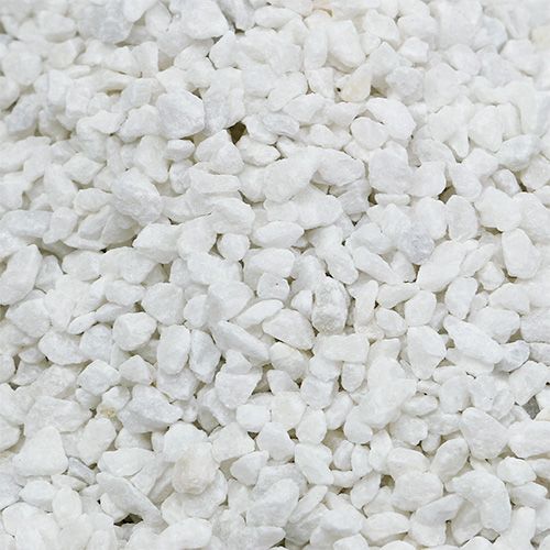 Floristik24 Dekorativa granulat vita dekorativa stenar 2mm - 3mm 2kg