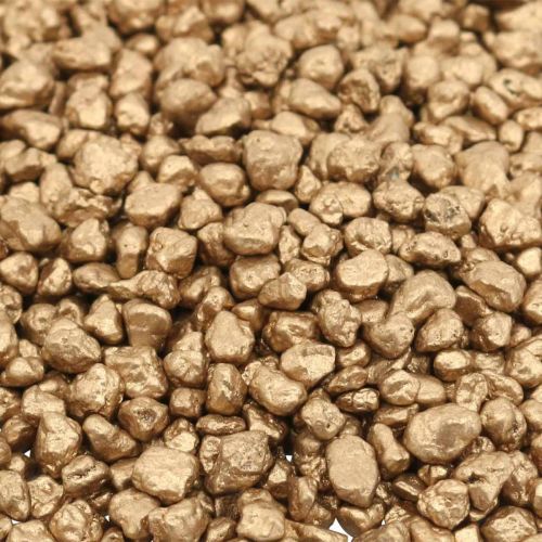 Artikel Dekorativa granulat guld dekorationsgrus 2-3mm 2kg