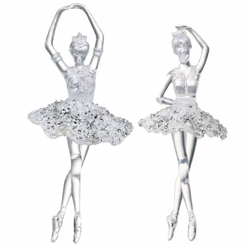 Floristik24 Deco hängare julgransdekoration Ballerina 18cm 2st