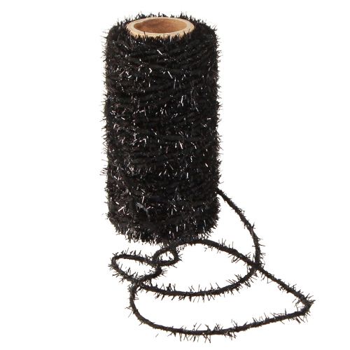 Artikel Dekorationssladd glitter svart beige vit B1,5mm L25m 2 st