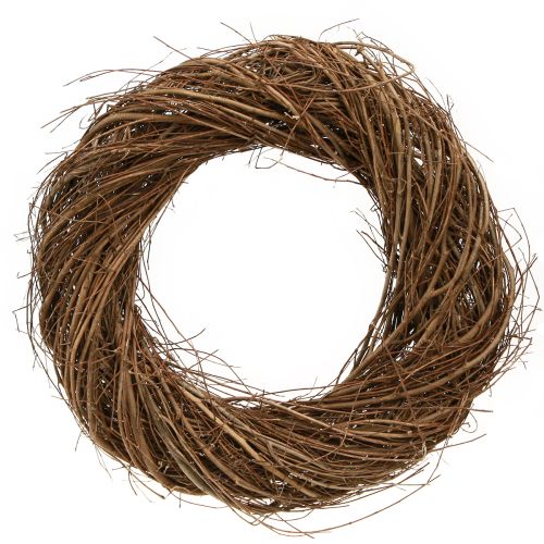 Dekorativ krans naturliga almgrenar Ø32cm–35cm H6,5cm 2st