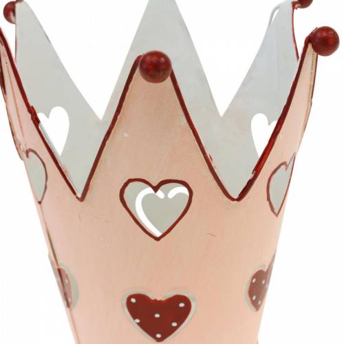 Artikel Dekorativ krona, metalllykta, planter för Alla hjärtans dag, metalldekoration med hjärta