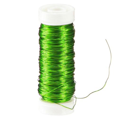Artikel Deco emaljtråd Ø0,30mm 30g 50m äppelgrön