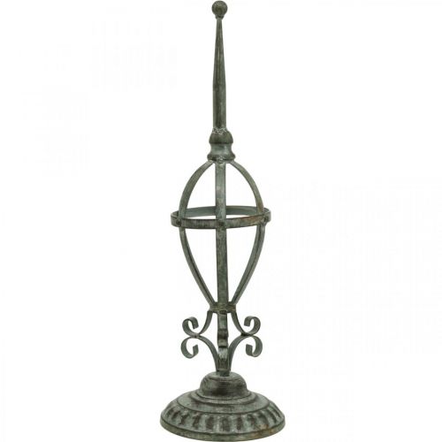 Floristik24 Kranshållare metall antik look, bordsdekoration shabby chic H51cm