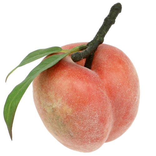 Floristik24 Deco frukt persika rosa Ø8cm L10cm 4st