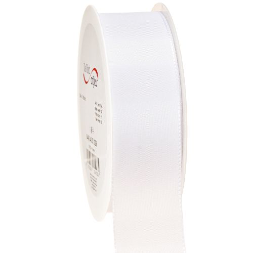 Artikel Dekorationsband presentband vit polyester 40mm 50m